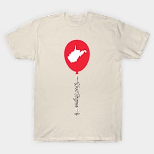 West Virginia State Balloon T-Shirt